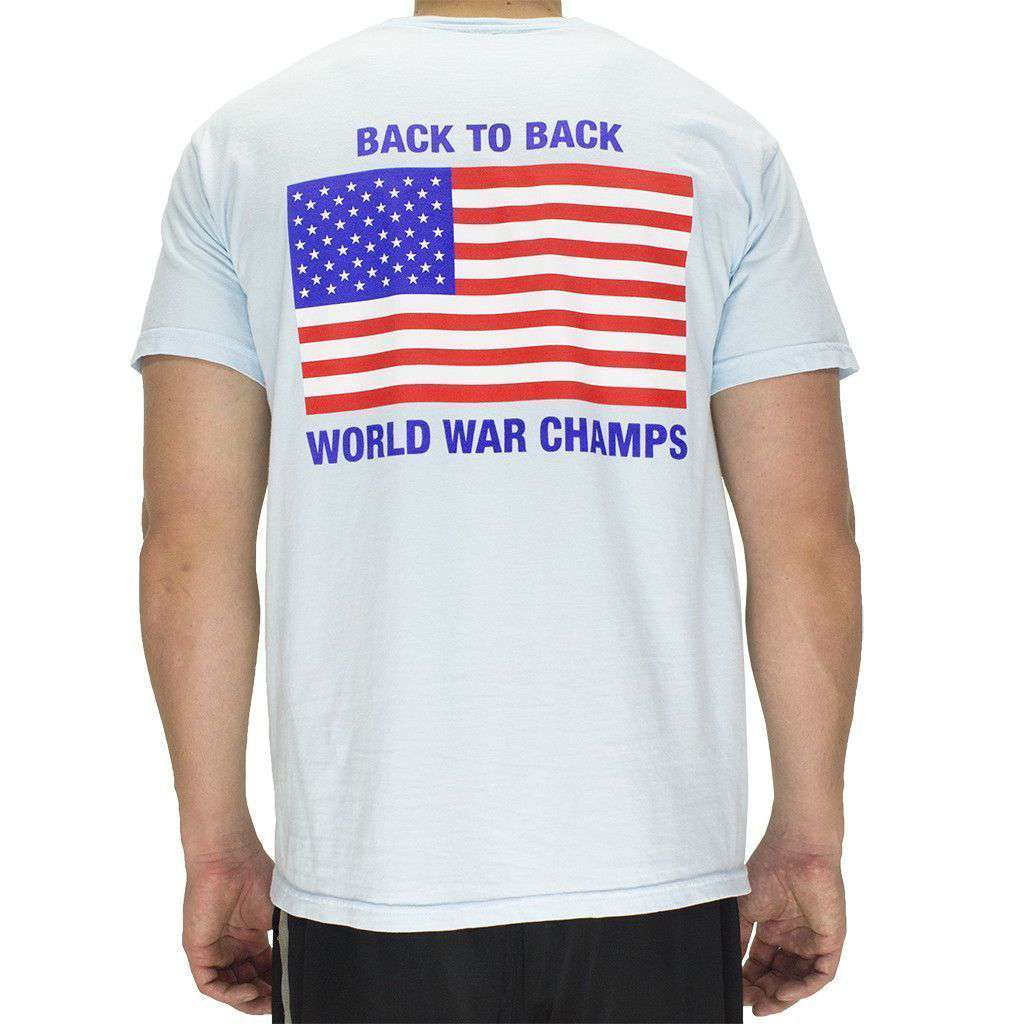 Mens Shirt Usa Back To Back World War Champs Shirt Two Time World
