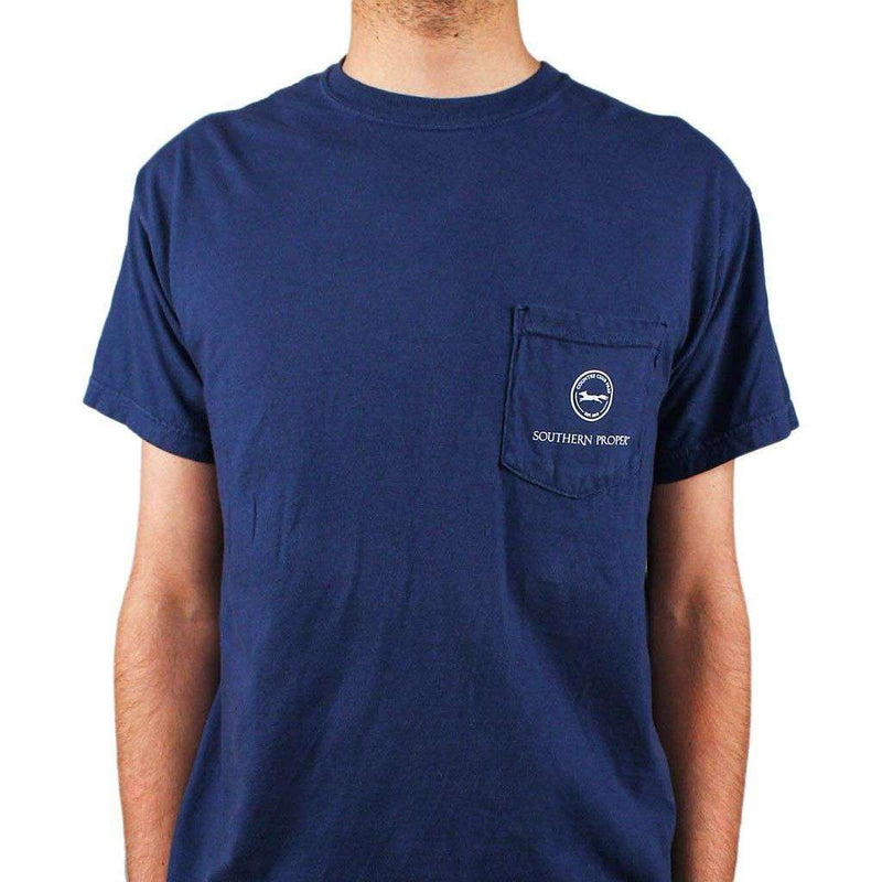 Down to Derby Tee in Navy by Southern Proper - Country Club Prep