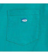 Embroidered Pocket Tee Shirt in Gulfstream Green by Southern Tide - Country Club Prep