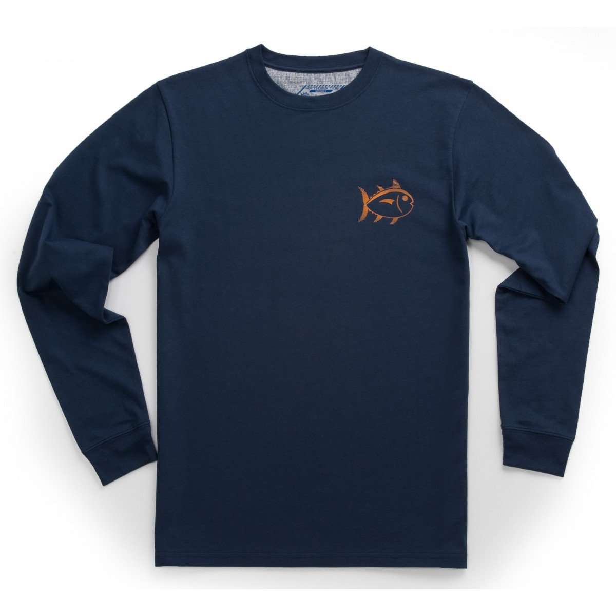 Long Sleeve Sports Tee in Dress Blues by Southern Tide - Country Club Prep