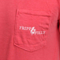 Lookin' Up Tee in Watermelon by Fripp & Folly - Country Club Prep