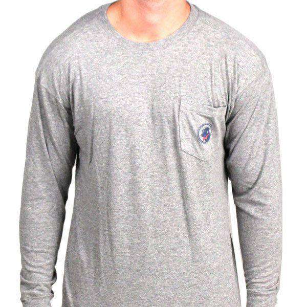 Party Animal Long Sleeve Tee in Grey by Southern Proper - Country Club Prep