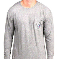 Party Animal Long Sleeve Tee in Grey by Southern Proper - Country Club Prep