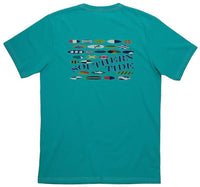 Riptide Tee Shirt in Haint Blue by Southern Tide - Country Club Prep