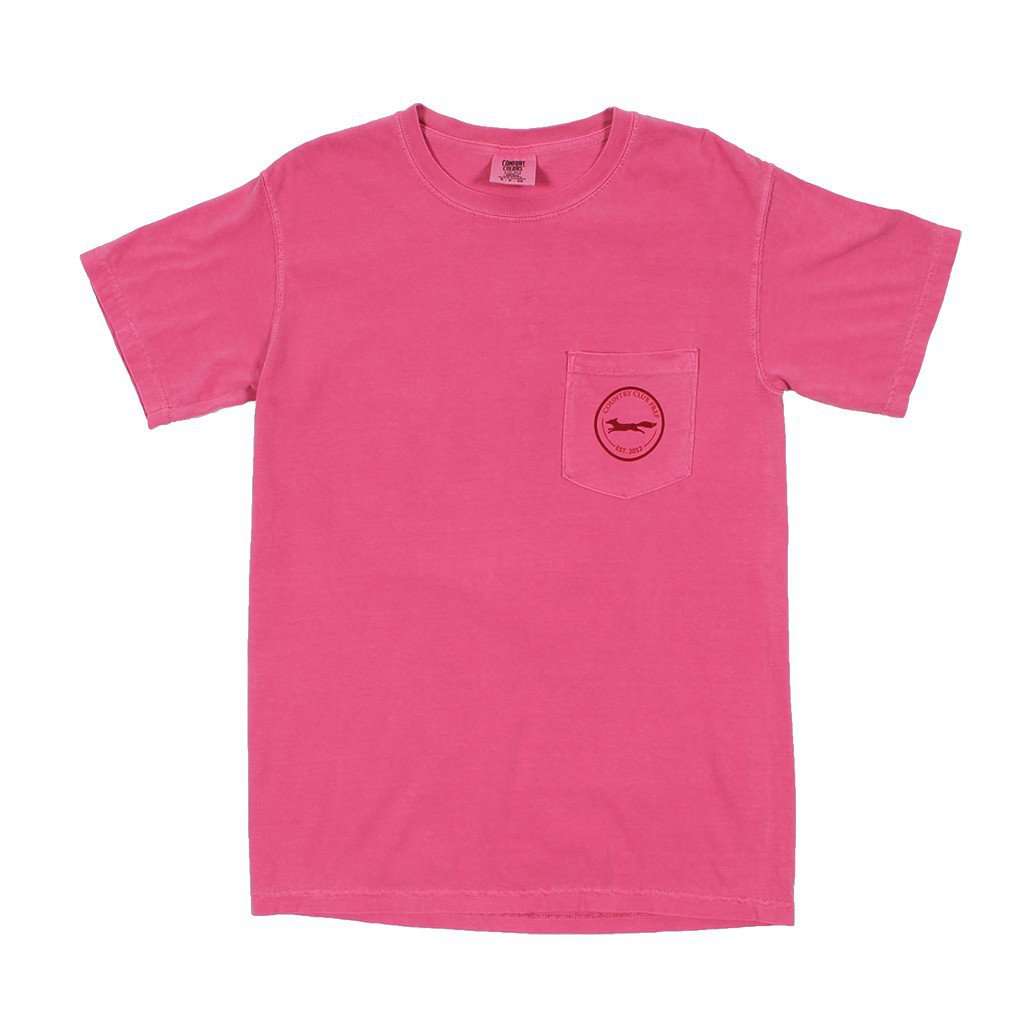 The Hawaiian Fill Original Logo Tee Shirt in Crunchberry by Country Club Prep - Country Club Prep