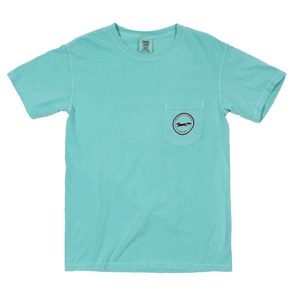 The Hawaiian Outline Logo Tee Shirt in Chalky Mint by Country Club Prep - Country Club Prep