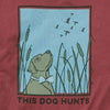 This Dog Hunts Longsleeve Tee Shirt in Rust Red by Southern Proper - Country Club Prep