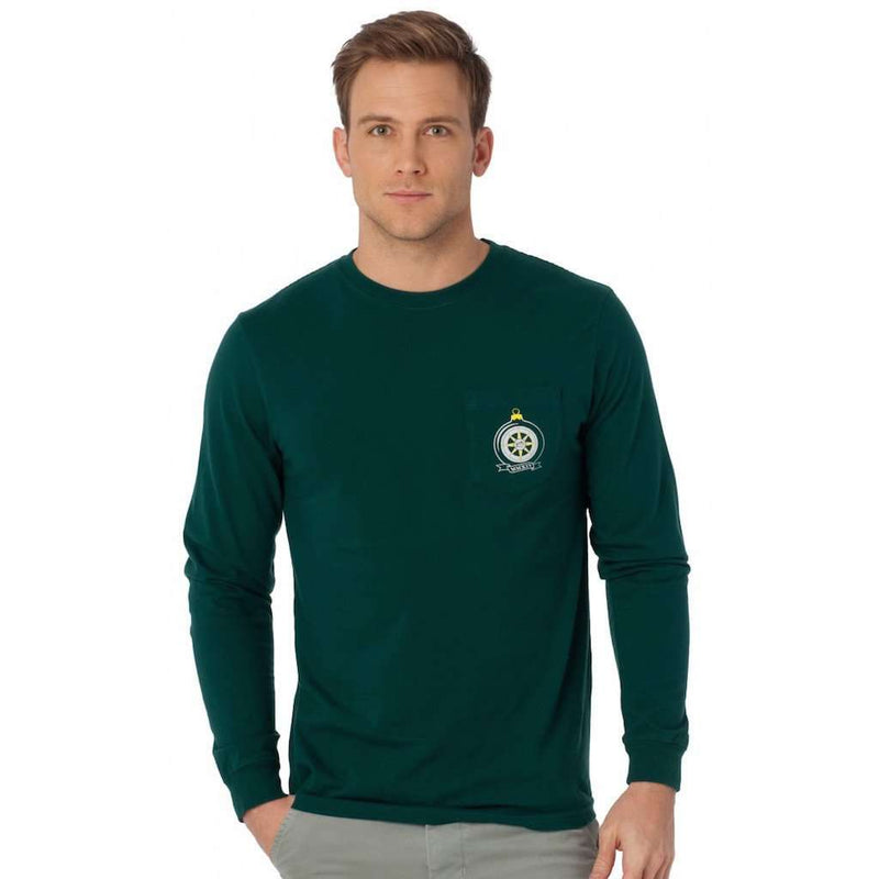 Toast to the Coast Long Sleeve T-Shirt in Ivy by Southern Tide - Country Club Prep