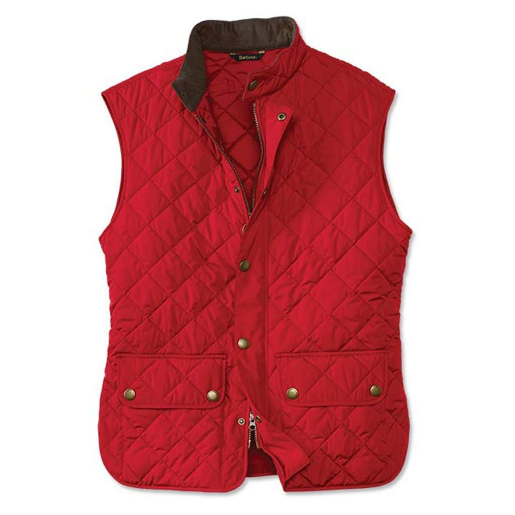 Barbour Lowerdale Quilted Gilet in Red – Country Club Prep