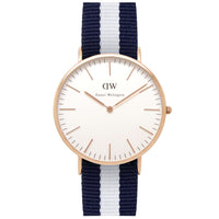 Men's Classic Glasgow Watch in Rose Gold by Daniel Wellington - Country Club Prep