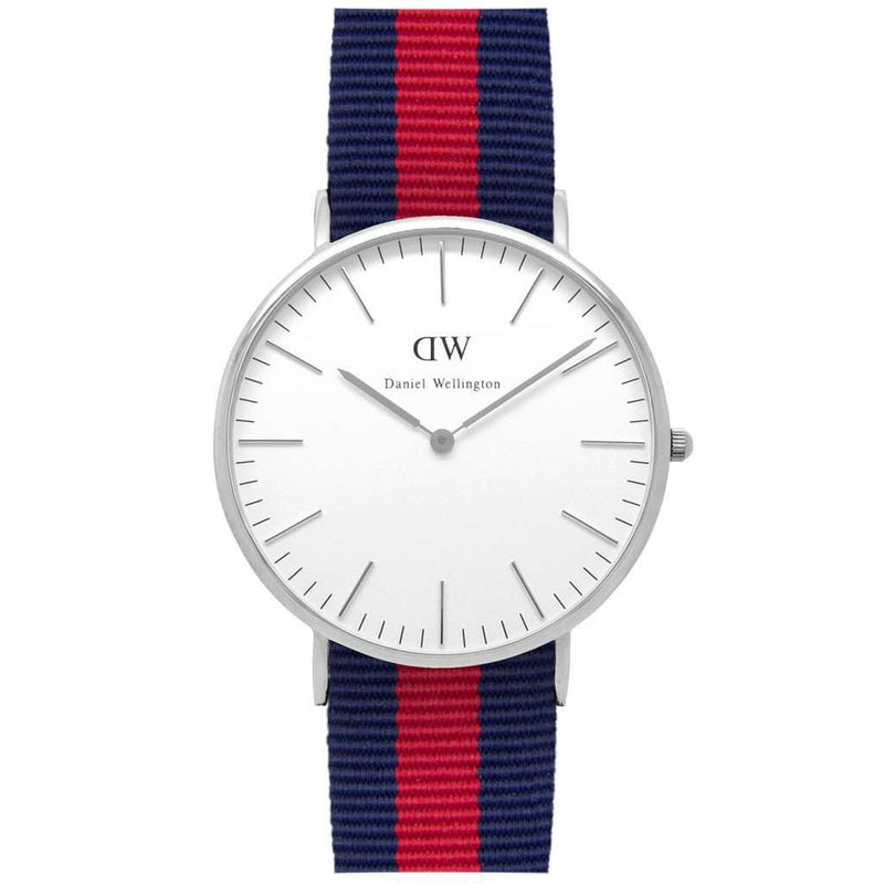 Men's Classic Oxford Watch in Silver by Daniel Wellington - Country Club Prep