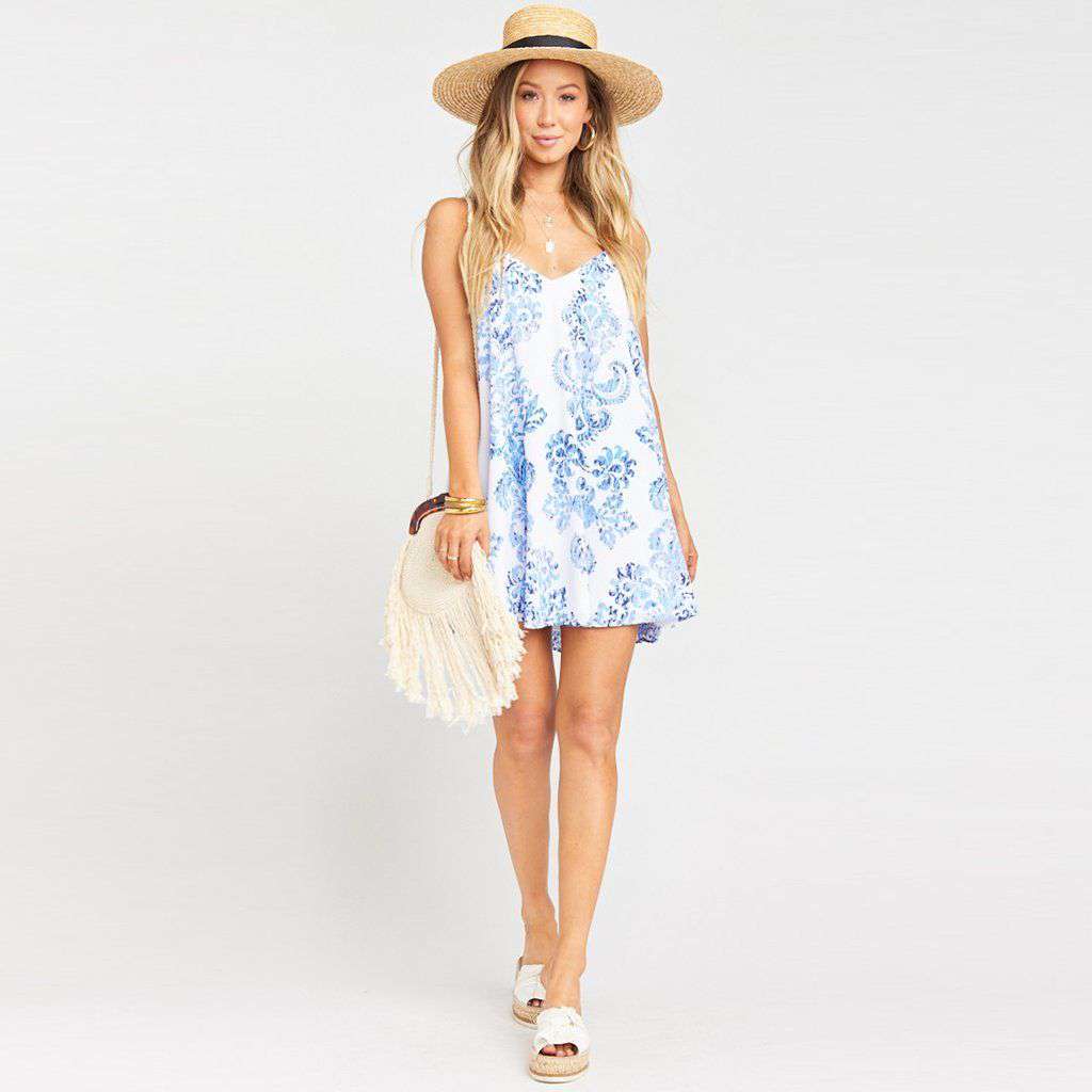 corset floral mini dress Miss Circle Samara Floral Drop Waist Linen Corset Puffy Mini Dress XL