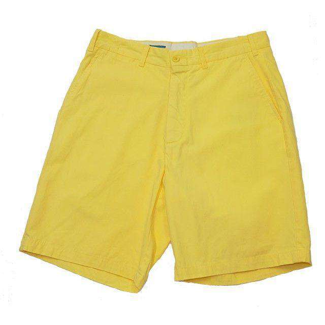 Cisco Shorts Summer Yellow by Castaway Clothing - Country Club Prep