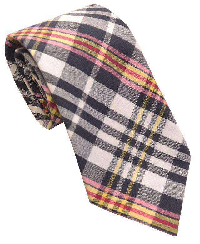 Madras Plaid Tie in Groton Long Point by Just Madras - Country Club Prep