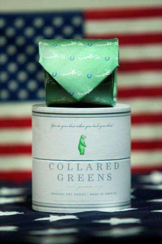 Secretariat Tie in Green by Collared Greens - Country Club Prep