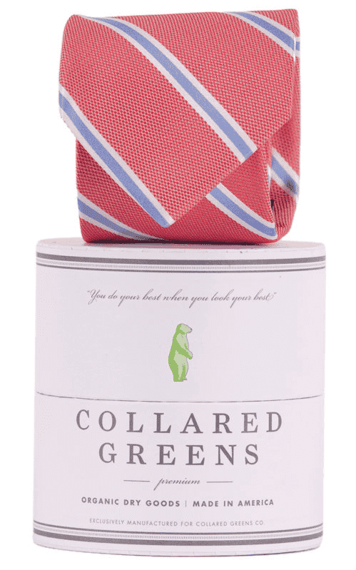 The James Tie in Red by Collared Greens - Country Club Prep