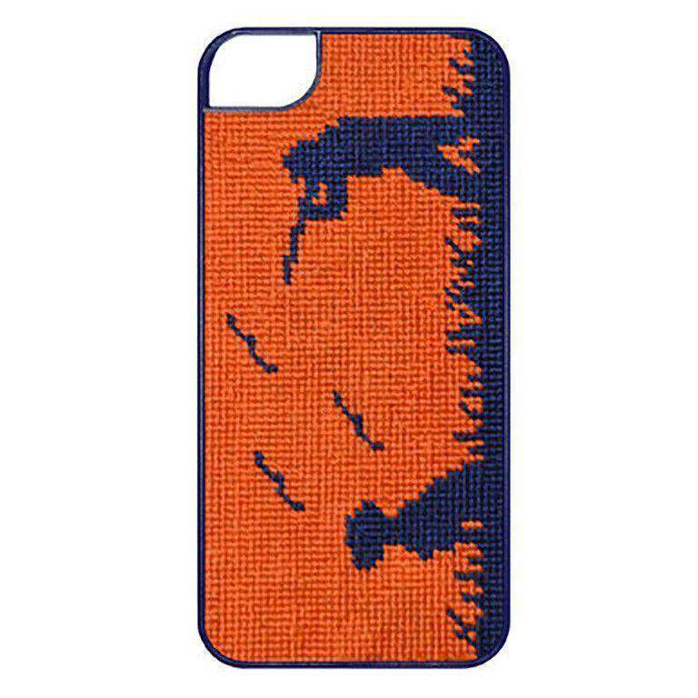 Bird Hunter Needlepoint iPhone 6 Case in Orange by Smathers & Branson - Country Club Prep