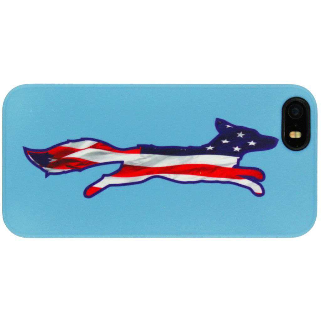 iPhone 5/5s Cover in Patriotic Light Blue by Country Club Prep - Country Club Prep