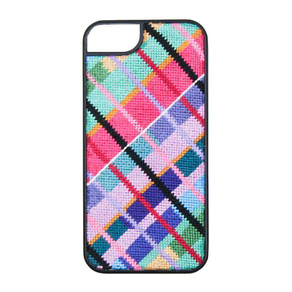 Limited Edition Madras Needlepoint iPhone 6 Case by Smathers & Branson - Country Club Prep