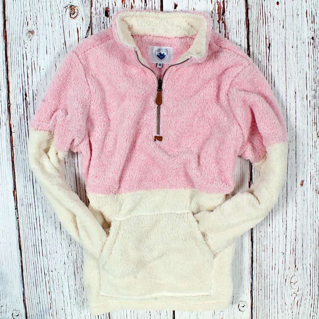 Two-Toned Kangaroo Pullover by Nordic Fleece - Country Club Prep