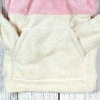 Two-Toned Kangaroo Pullover by Nordic Fleece - Country Club Prep