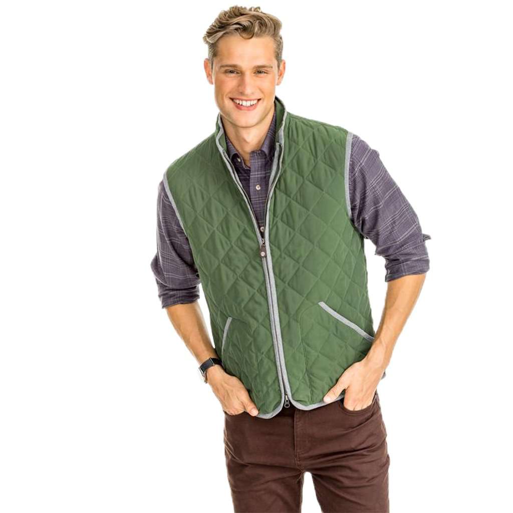 Doubleback Quilted Field Vest by Southern Tide - Country Club Prep