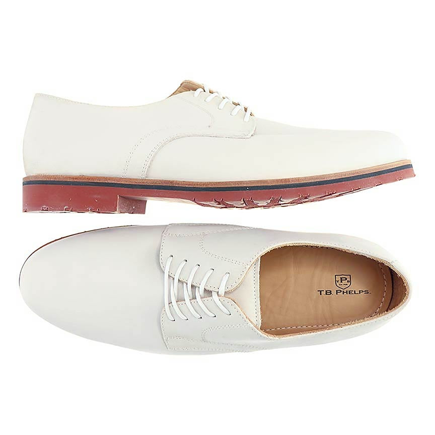 Men\'s White Nubuck Derbys Barrie Ltd Booters White Buck Ivory Nubuck Men main image 2