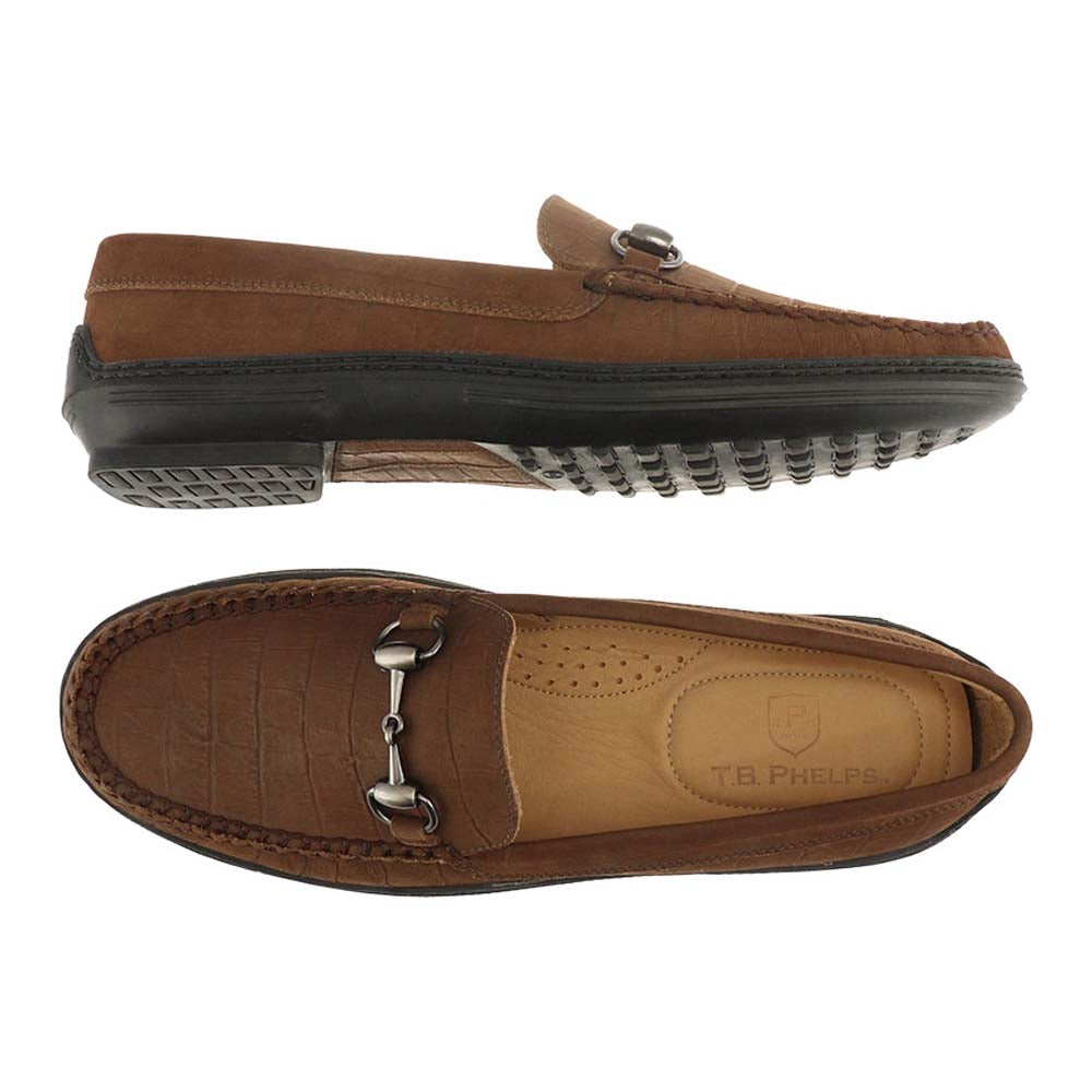 Sueded Alligator Grain Horse Bit Driver | Country Club Prep display picture 1