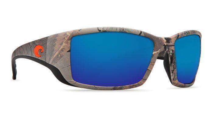 Blackfin Realtree XTRA Camo Sunglasses with Blue Mirror 400G Lenses by Costa Del Mar - Country Club Prep
