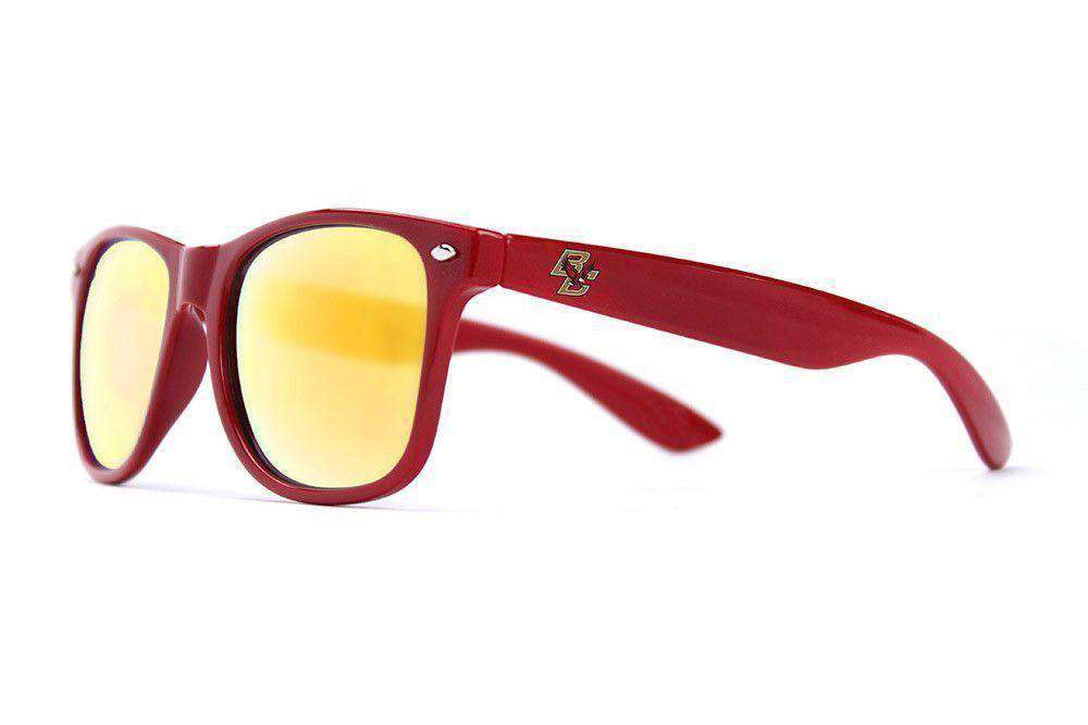 Boston College Throwback Sunglasses in Maroon by Society43 - Country Club Prep