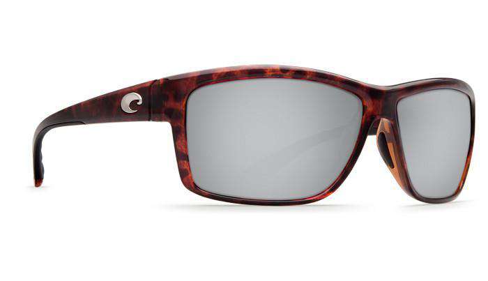 Mag Bay Tortoise Shell Sunglasses with Silver Mirror 580P Lenses by Costa Del Mar - Country Club Prep