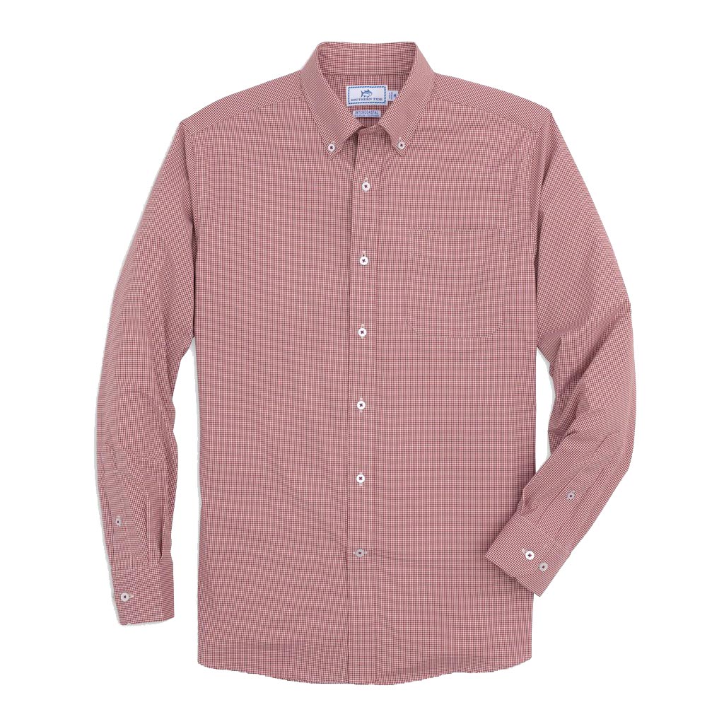 Gameday Gingham Intercoastal Performance Sport Shirt by Southern Tide - Country Club Prep