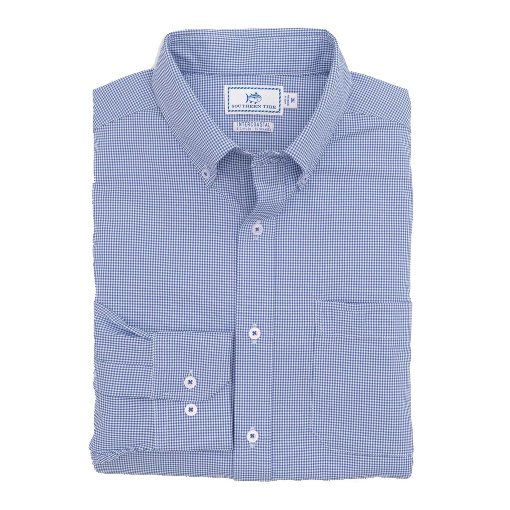 Gameday Gingham Intercoastal Performance Sport Shirt by Southern Tide - Country Club Prep