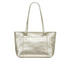 Celeste Leather Tote in Platinum by Jack Rogers - Country Club Prep