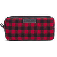 Jackson Toiletry Kit in Red and Black Italian Wool by Trask - Country Club Prep
