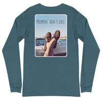 Preppin' Ain't Easy Long Sleeve Tee by Country Club Prep - Country Club Prep