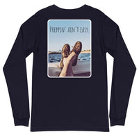 Preppin' Ain't Easy Long Sleeve Tee by Country Club Prep - Country Club Prep