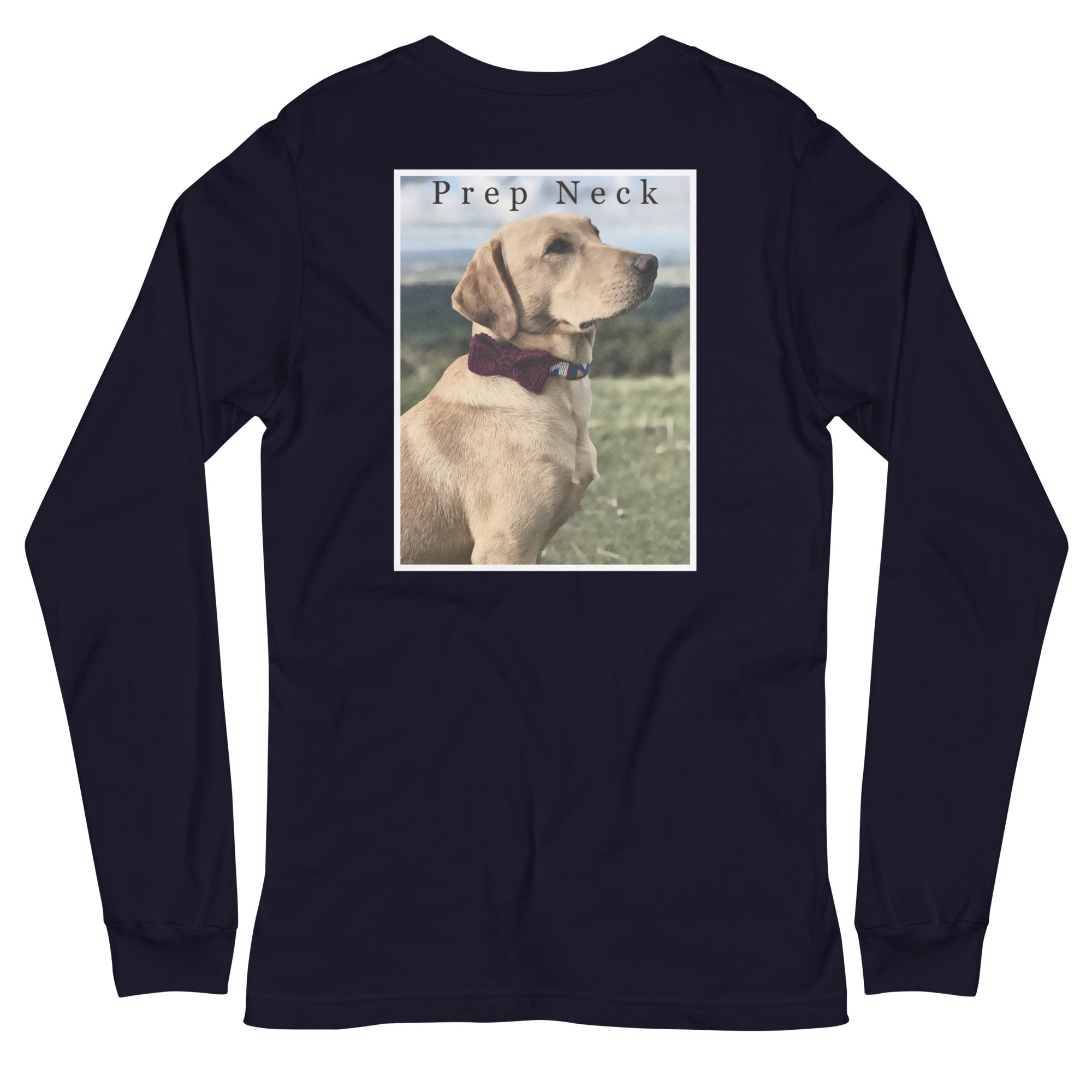 Prep Neck Pup Long Sleeve Tee by Country Club Prep - Country Club Prep