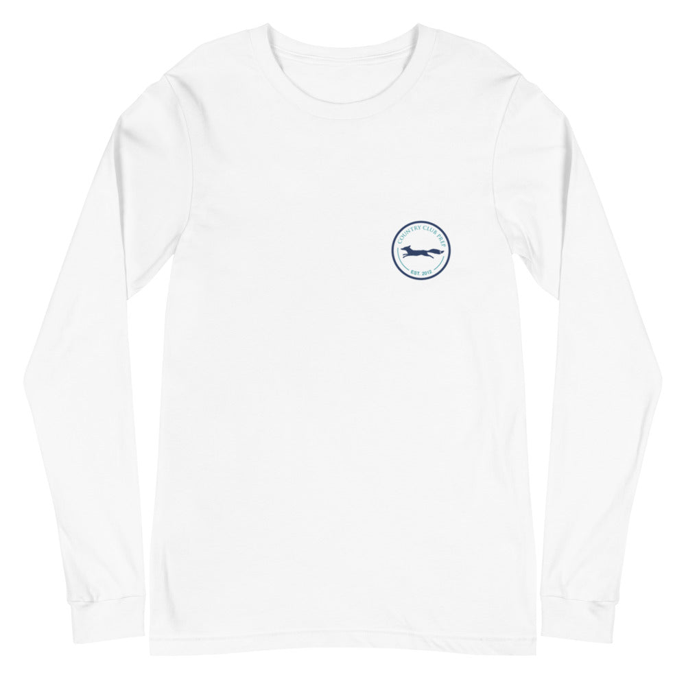 Preppin' Ain't Easy Long Sleeve Tee by Country Club Prep - Country Club Prep