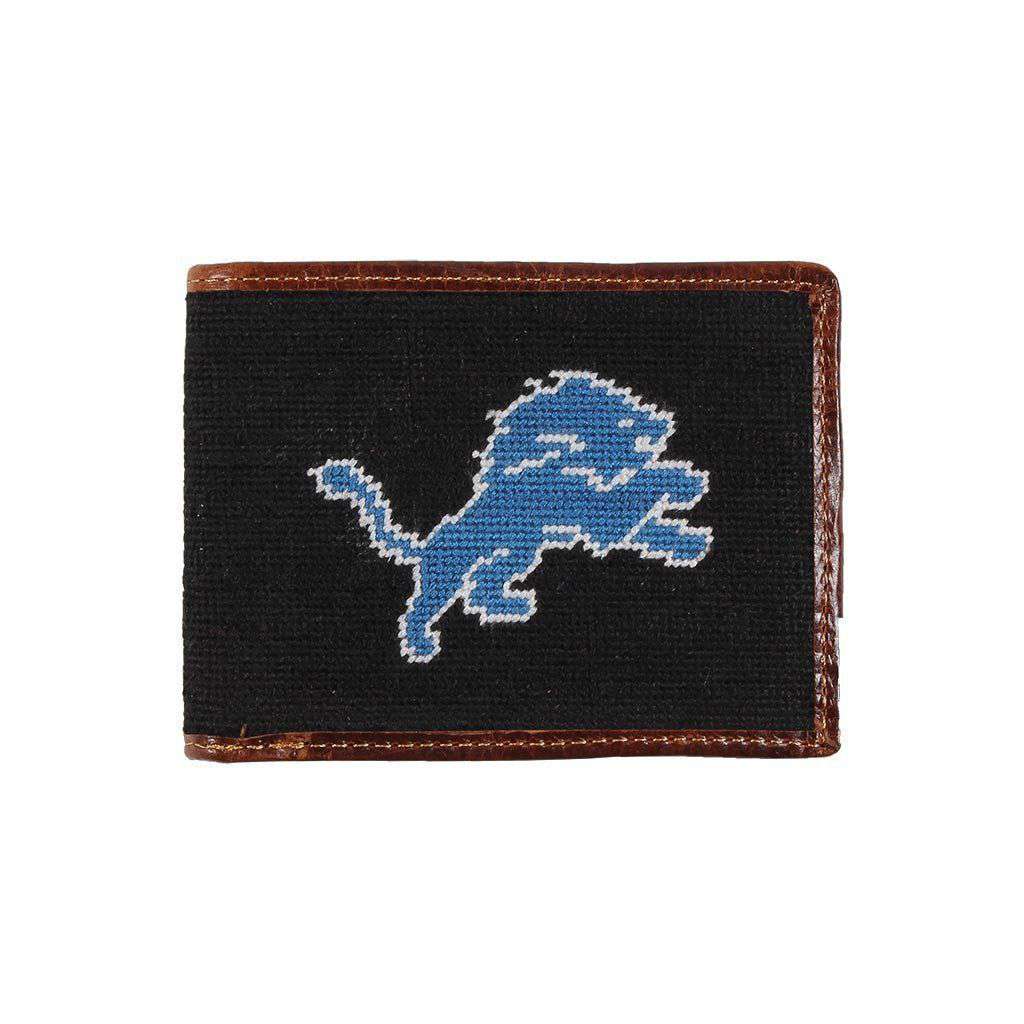 Detroit Lions Needlepoint Wallet by Smathers & Branson - Country Club Prep