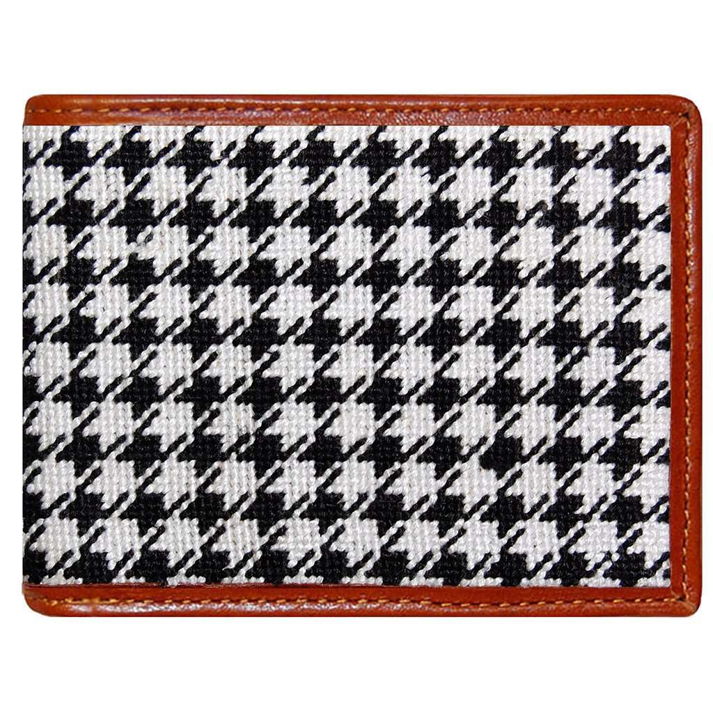 Smathers and Branson Houndstooth Needlepoint Wallet – Country Club