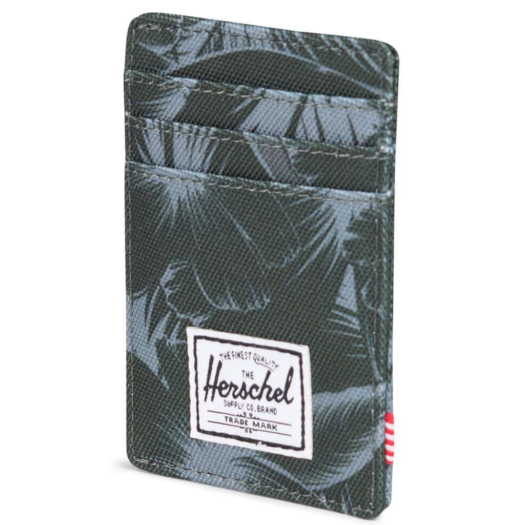 raven card sleeves Herschel Raven Wallet in Jungle Floral Green – Country Club Prep