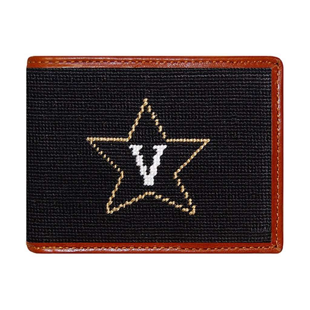 Vanderbilt University Needlepoint Wallet by Smathers & Branson - Country Club Prep