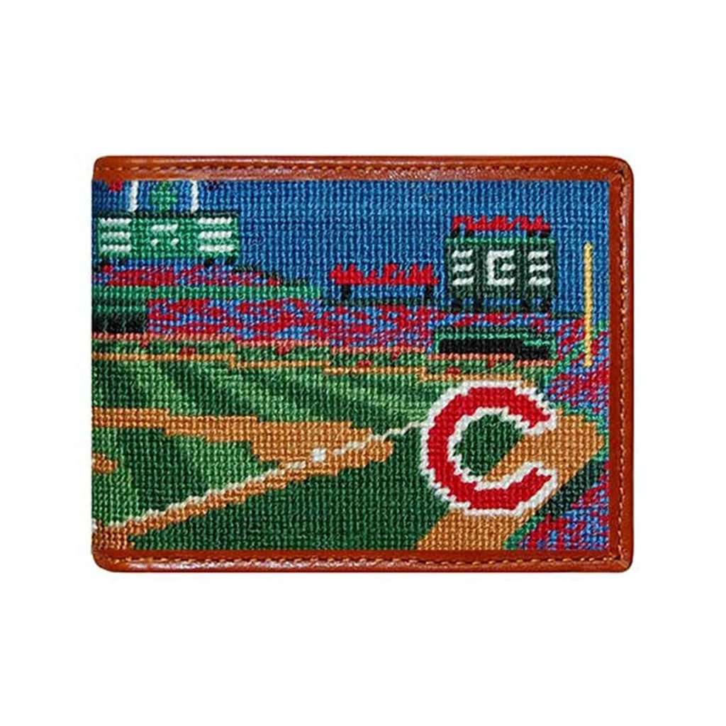 Smathers & Branson Wrigley Field Scene Needlepoint Wallet