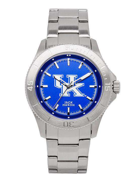 Kentucky Wildcats Sport Bracelet Team Color Dial Watch by Jack Mason - Country Club Prep