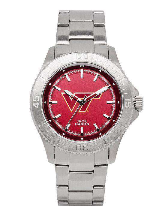 Virginia Tech Hokies OFFICIAL NCAA Stainless-Steel Watch by Jack Mason NEW Virginia Tech Hokies Fan Watches for sale | eBay main image 3