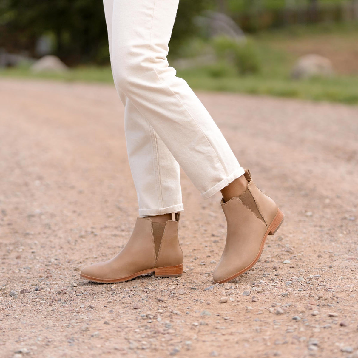 Women's Everyday Chelsea Boot in Almond by Nisolo - Country Club Prep