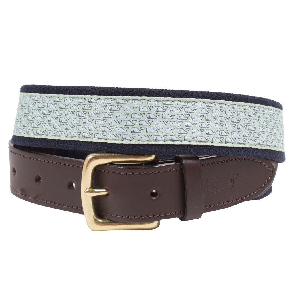 Whale Canvas Club Belt by Vineyard Vines – Country Club Prep display picture 3