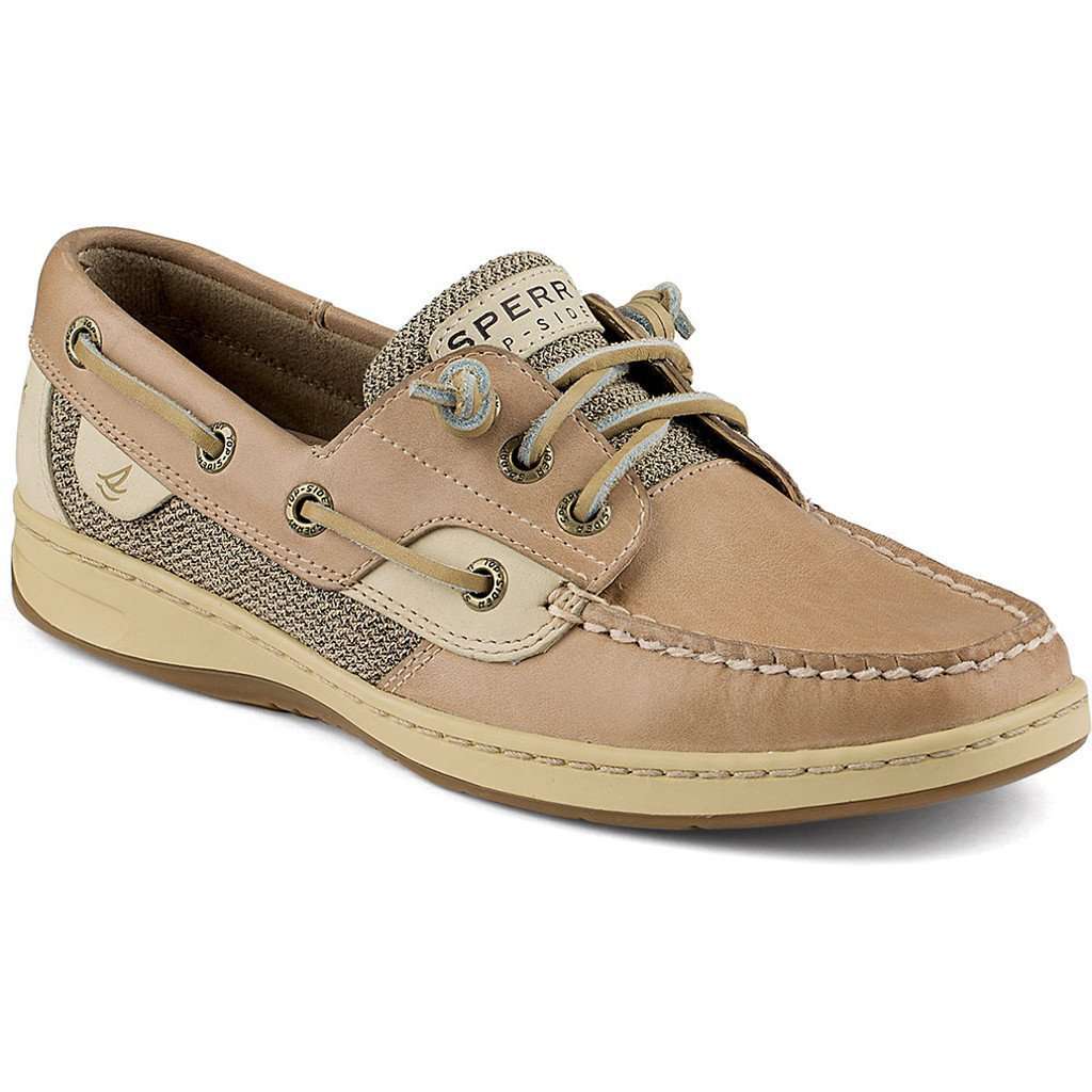 Sperry Women s Ivyfish Boat Shoe in Linen Oat Country Club Prep