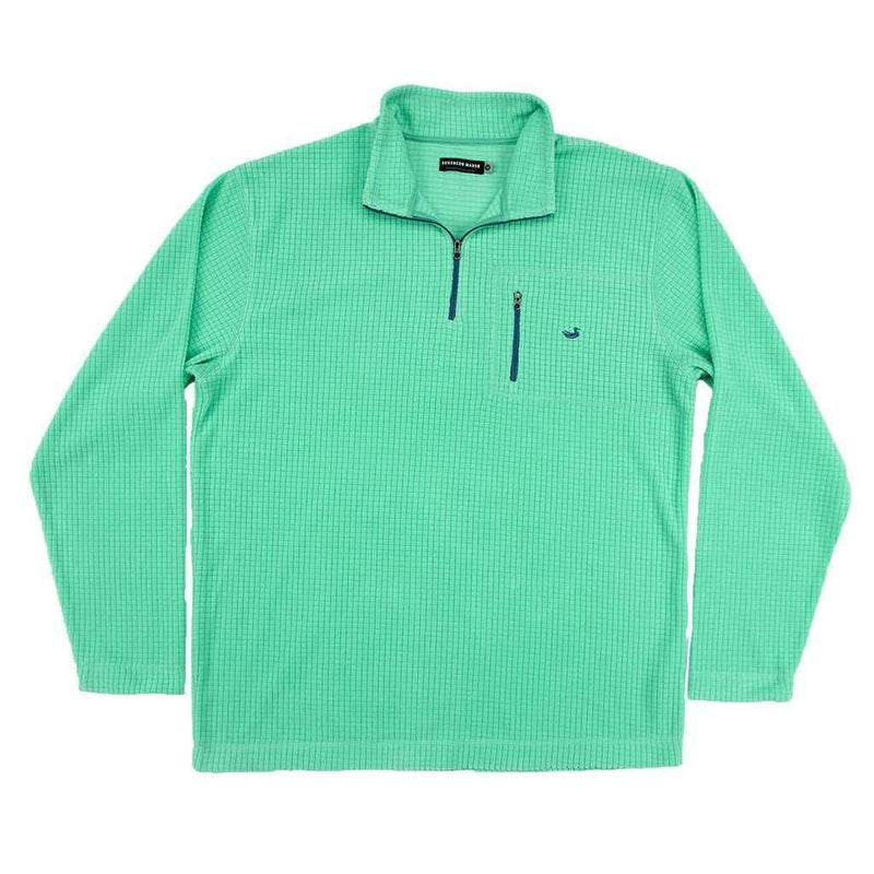 FieldTec Dune Pullover in Bimini Green by Southern Marsh - Country Club Prep